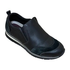 Bionica Shoes Women 6 Black Bionica Talma Slip-On Sneaker Leather Casual Comfort